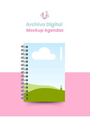 Plantilla Editable en Canva - Pack Mockups para Agendas/Planner E-140