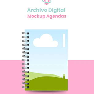 Plantilla Editable en Canva - Pack Mockups para Agendas/Planner E-140
