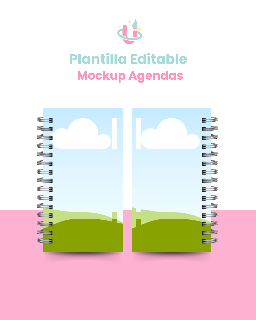 Plantilla Editable en Canva - Pack Mockups para Agendas/Planner E-140 7