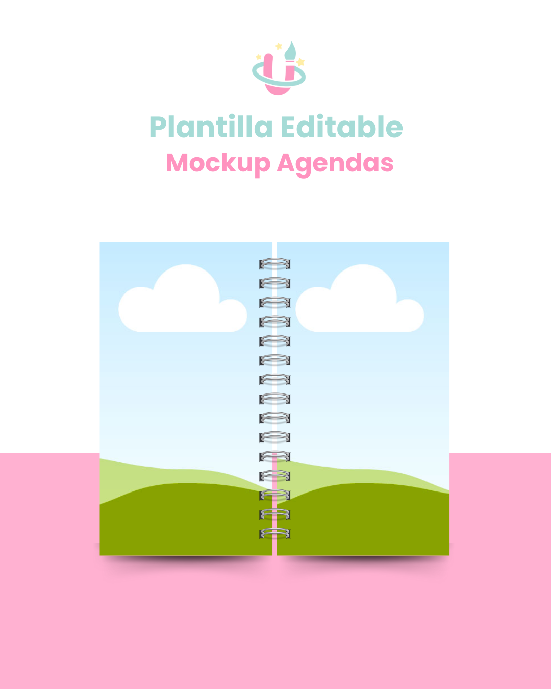 Plantilla Editable en Canva - Pack Mockups para Agendas/Planner E-140 8