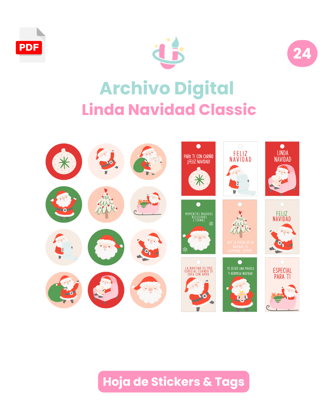 Colección Digital PDF- Linda Navidad Classic - 24 1