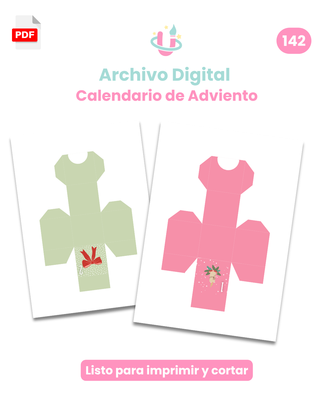 Archivo Digital PDF - Calendario de Adviento 18x24 cm - 142 2