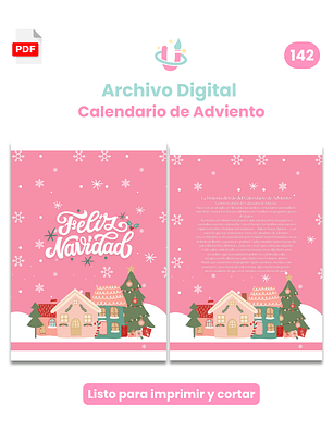 Archivo Digital PDF - Calendario de Adviento 18x24 cm - 142