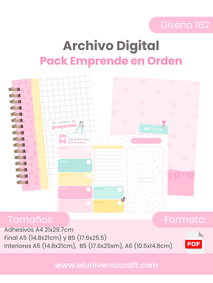 Archivo Digital PDF - Pack Emprende en Orden - Diseño 162