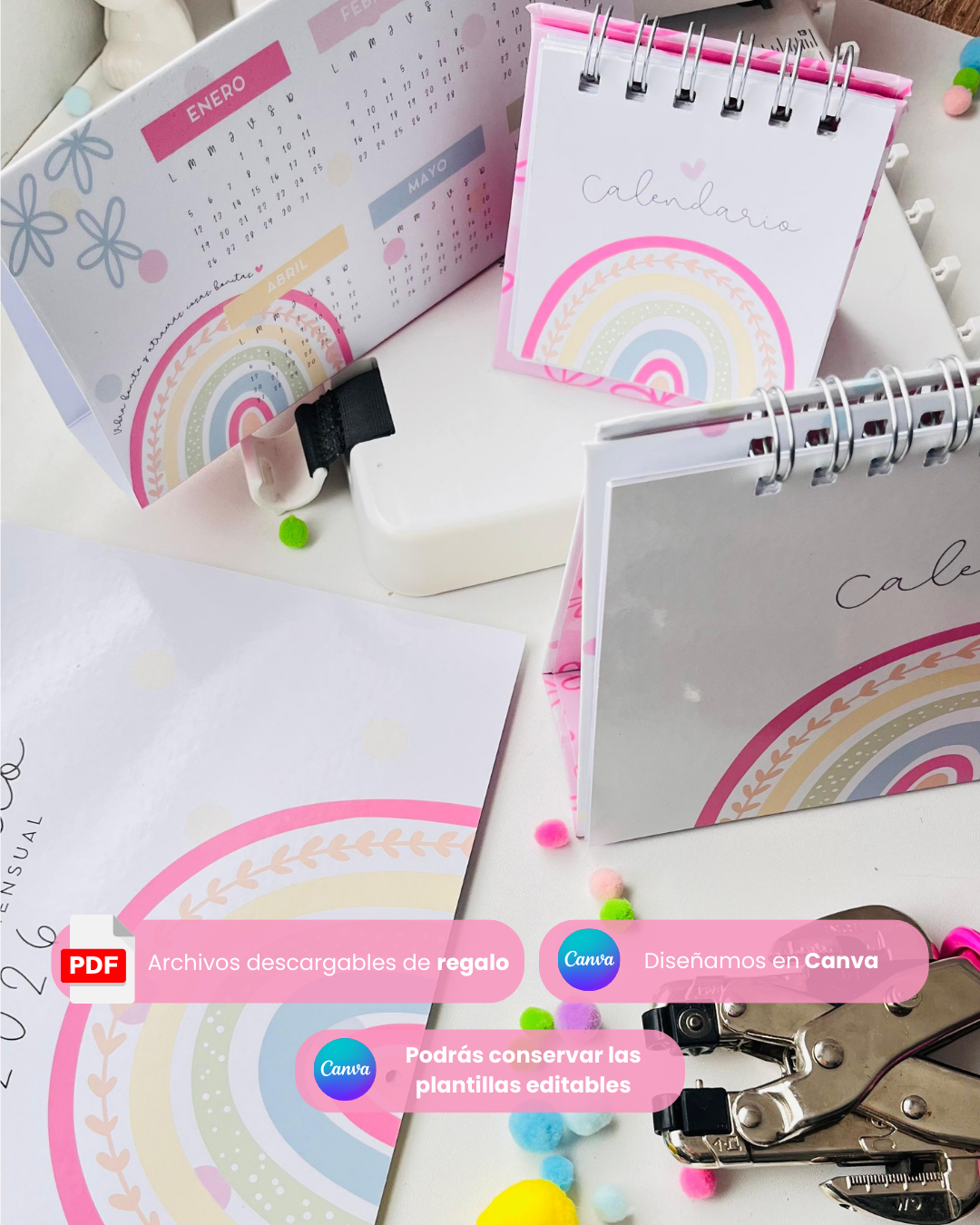 Aprende a realizar Calendarios de Escritorio  1