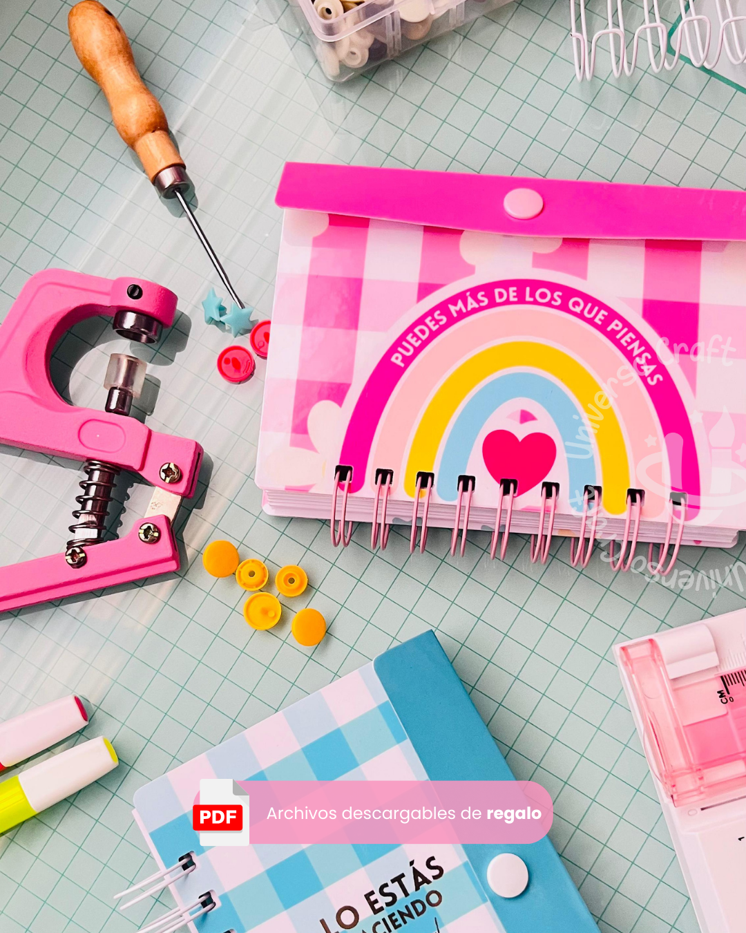 Taller Online - Cuadernos con Broches Snap 2