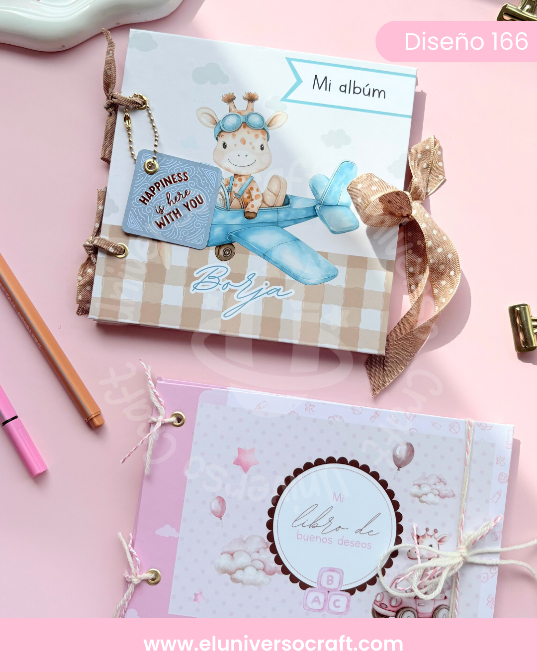 Archivo Digital PDF - Pack Album Bebe - Diseño 166 2