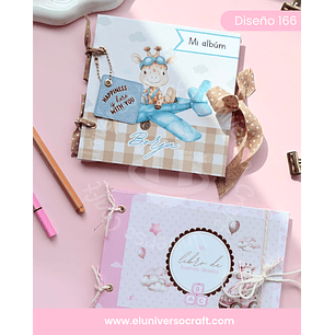 Archivo Digital PDF - Pack Album Bebe - Diseño 166