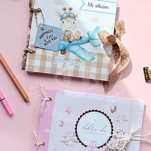 Archivo Digital PDF - Pack Album Bebe - Diseño 166