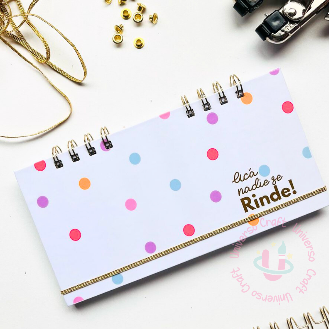 Archivo Digital PDF - Planificador 10x20 cm - Acá nadie se rinde - Diseño 164 3