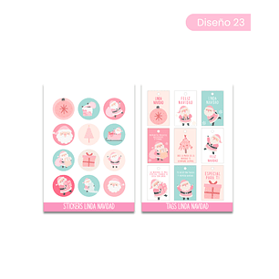 Colección Digital PDF - Linda Navidad Pink - 23