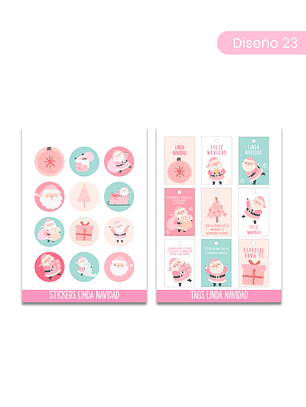 Colección Digital PDF - Linda Navidad Pink - 23