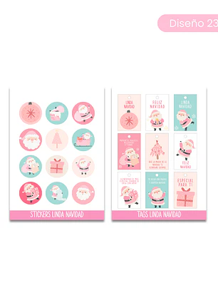 Colección Digital PDF - Linda Navidad Pink - 23