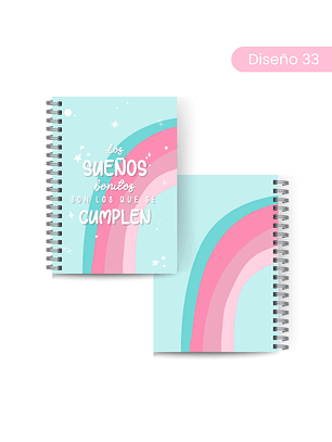 Archivo Digital PDF - Portadas Agenda A5 Sueños Bonitos - Diseño 33