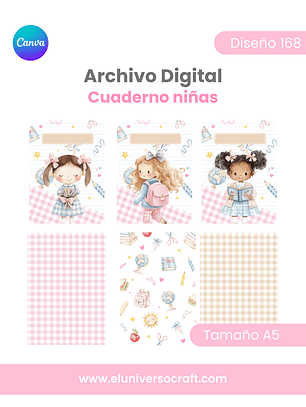 Plantilla Editable en Canva - Archivos Escolares Universo Craft® 