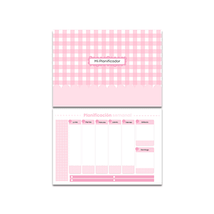 Archivo Digital PDF - Planificador Diario A5 “Soft Pink” - Diseño 180