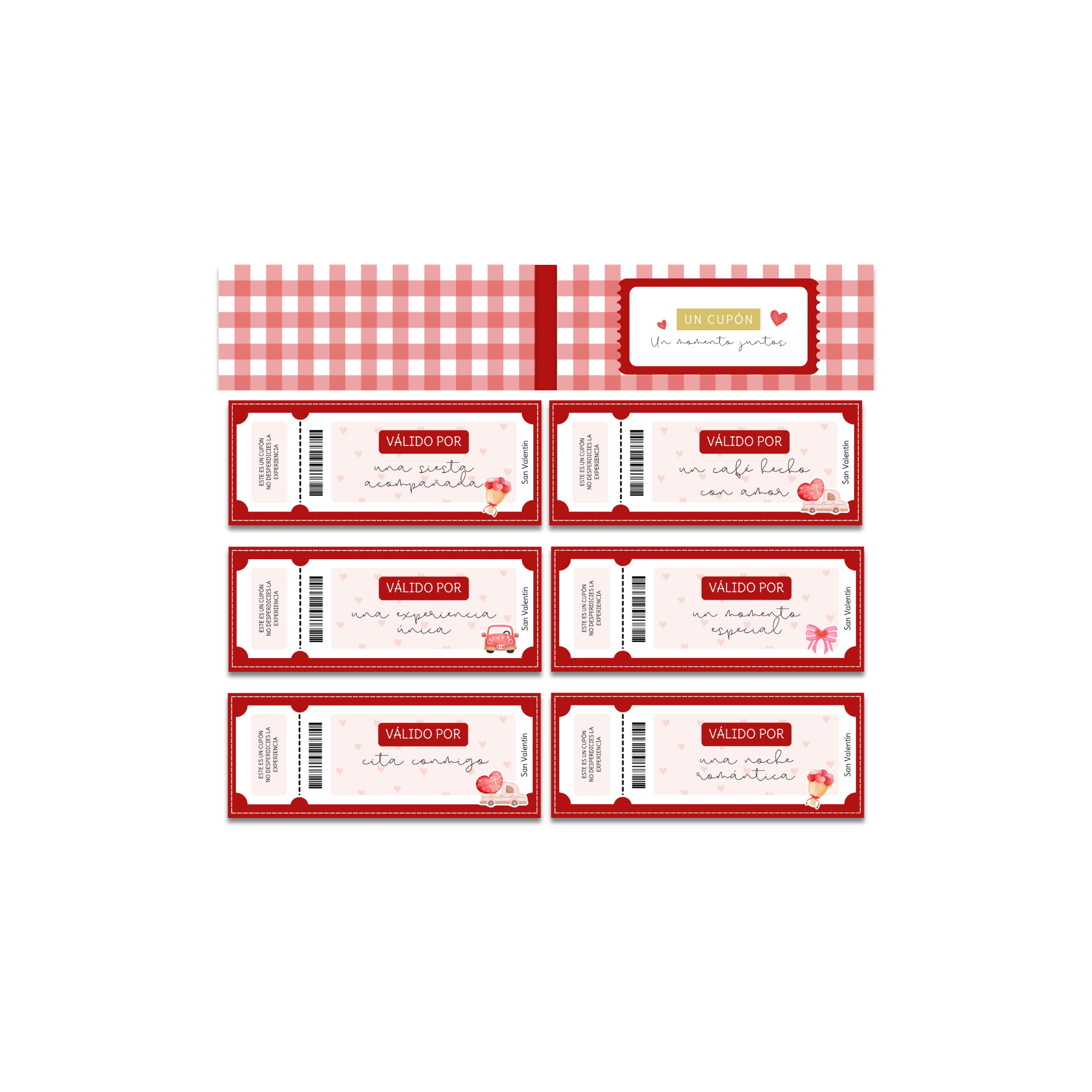 Archivo Digital PDF - Cuponera San Valentín - Diseño N° 175 1