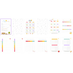 Archivo Digital PDF - Cuaderno escolar unisex A5 - Diseño 170