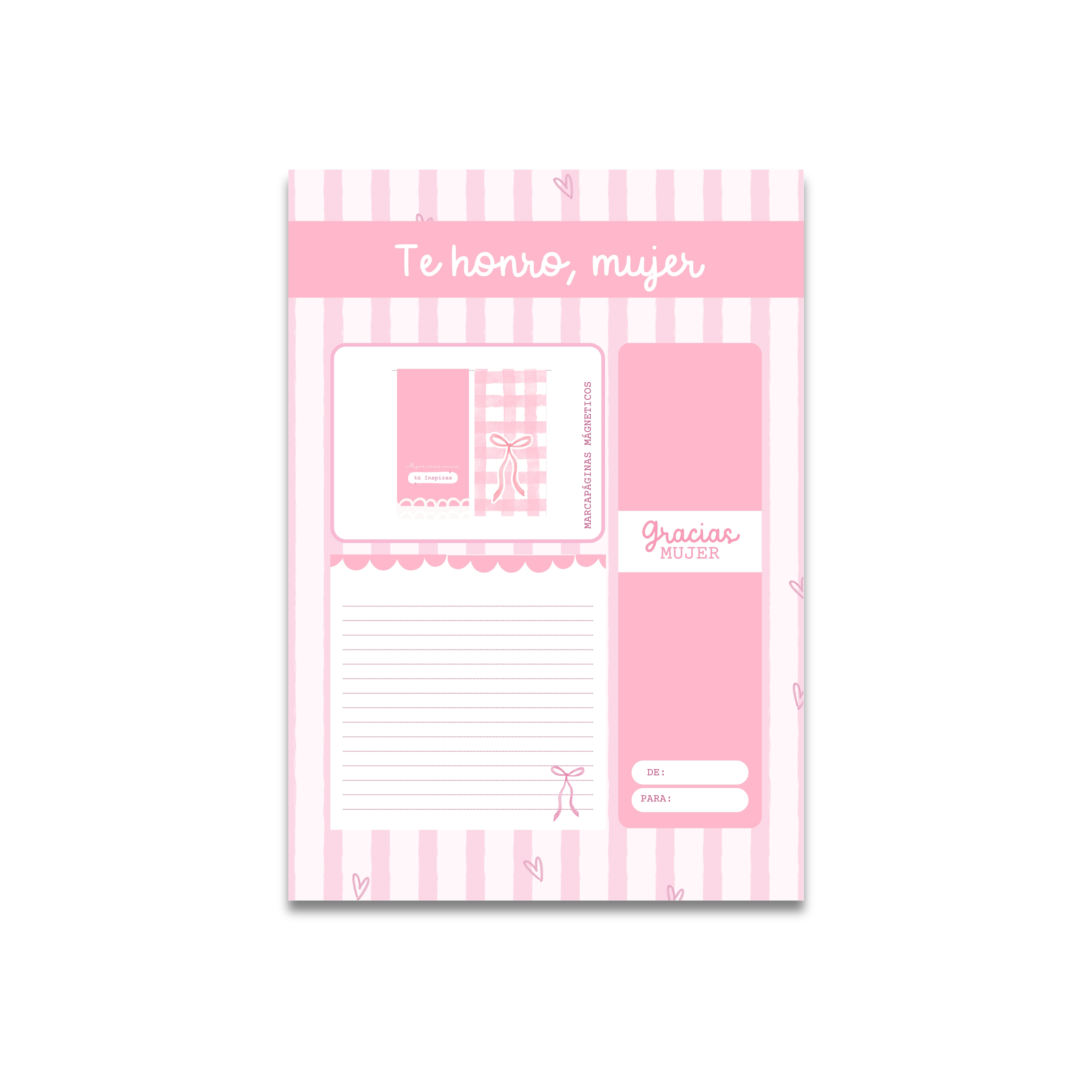 Plantilla Editable en Canva – Set de Regalo Día de la Mujer – Diseño N° 186 1