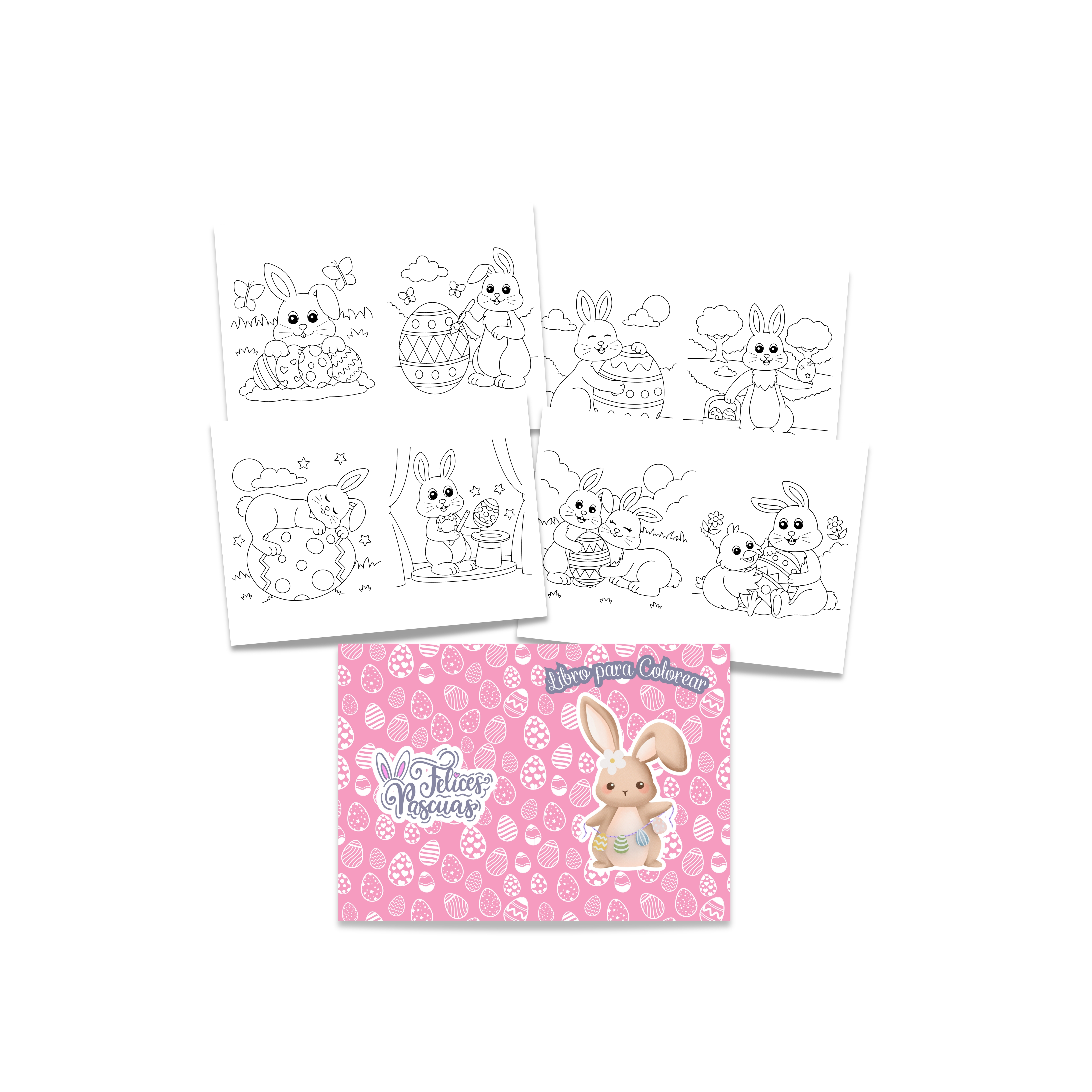 Archivo Digital PDF - Librito para pintar Pascua - Diseño 43 1