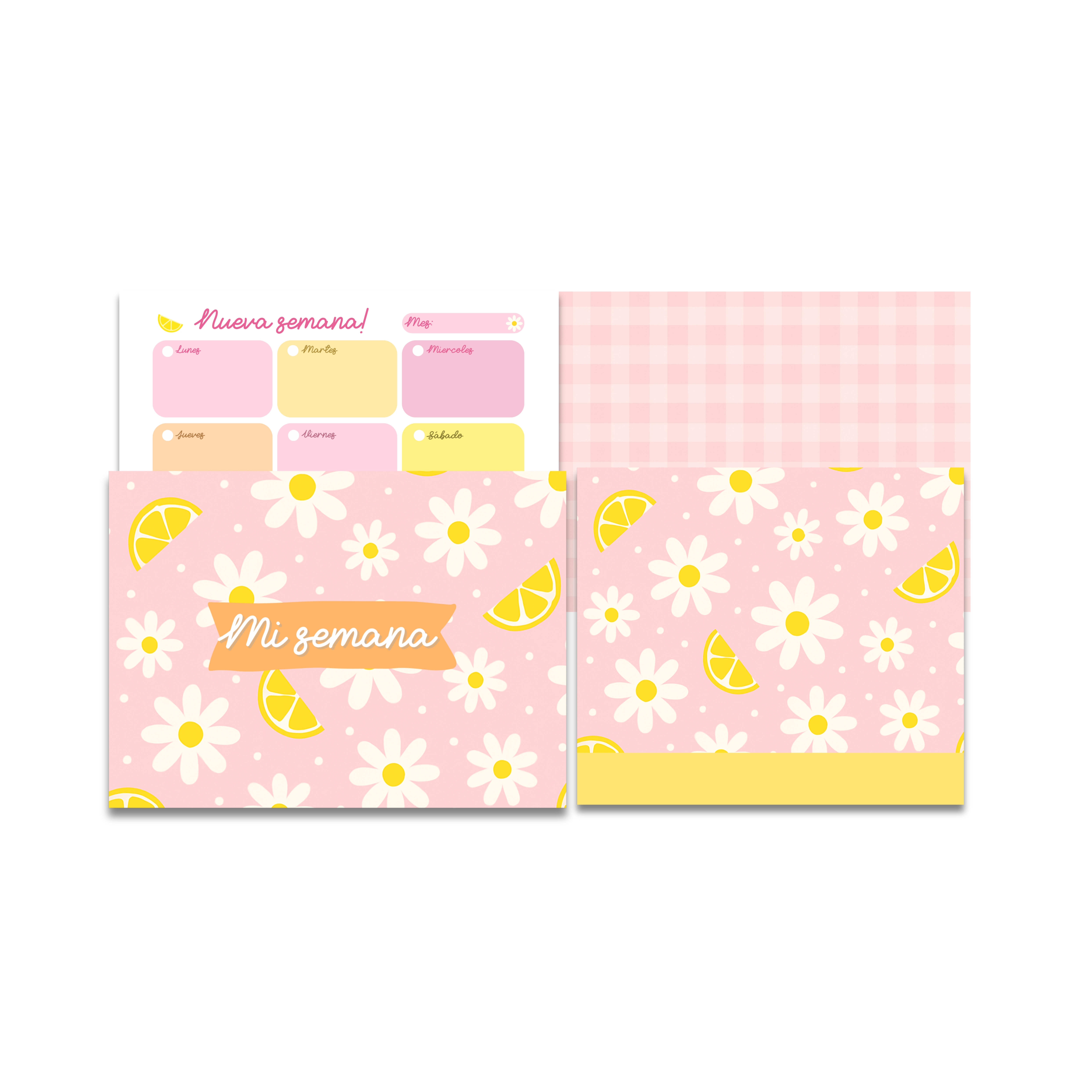 Archivo Digital PDF - Planificador Horizontal A5 Floral - Diseño 99 1