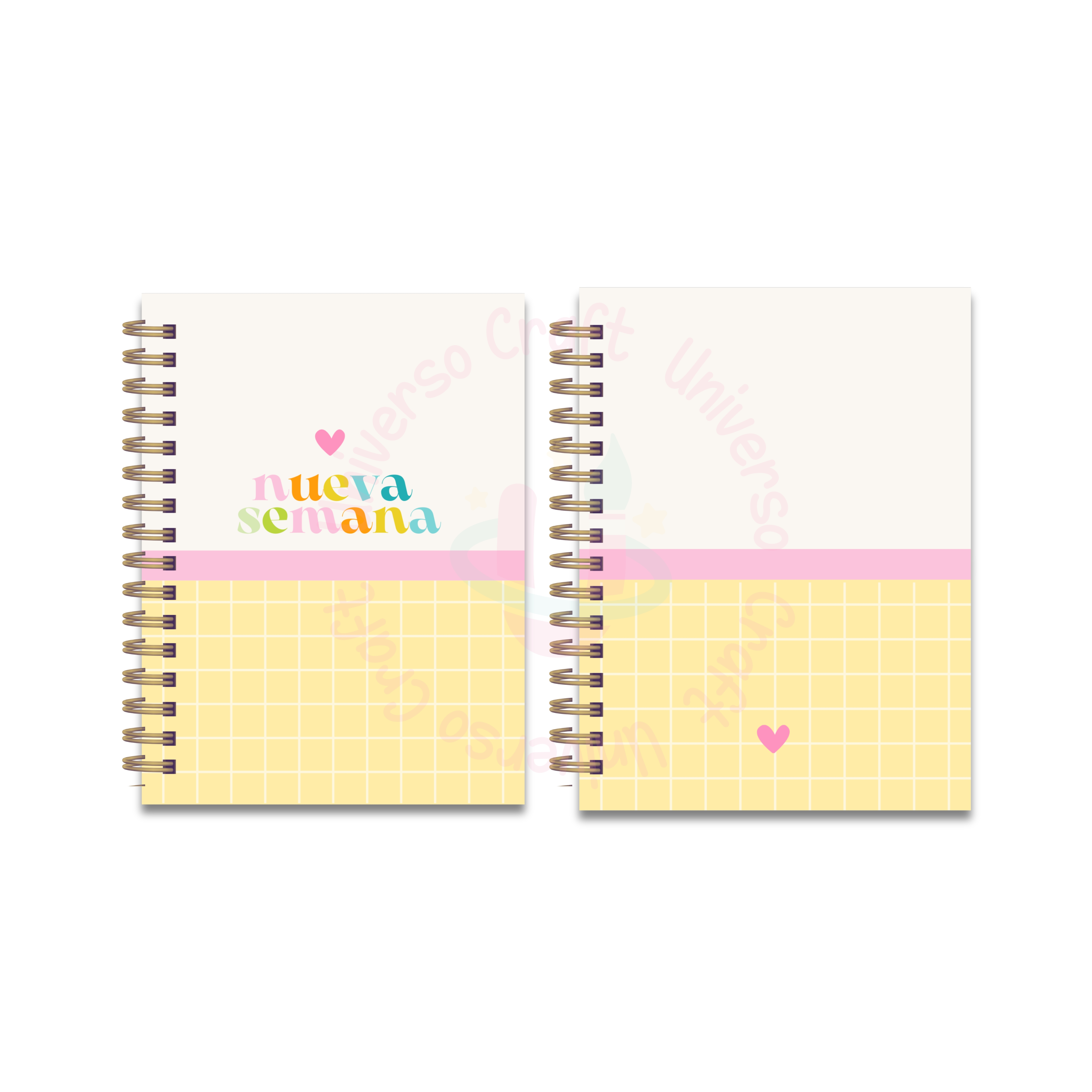 Archivo Digital PDF - Planificador Semanal A5 + Portadas Tamaño A5 - 113 1