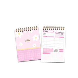 Archivo Digital PDF - Cuaderno Talonario de Pedidos Pinky A5 - Diseño 144