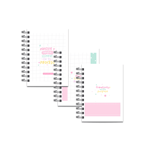 Archivo Digital PDF - Agenda con vista semanal A5 - Diseño 169