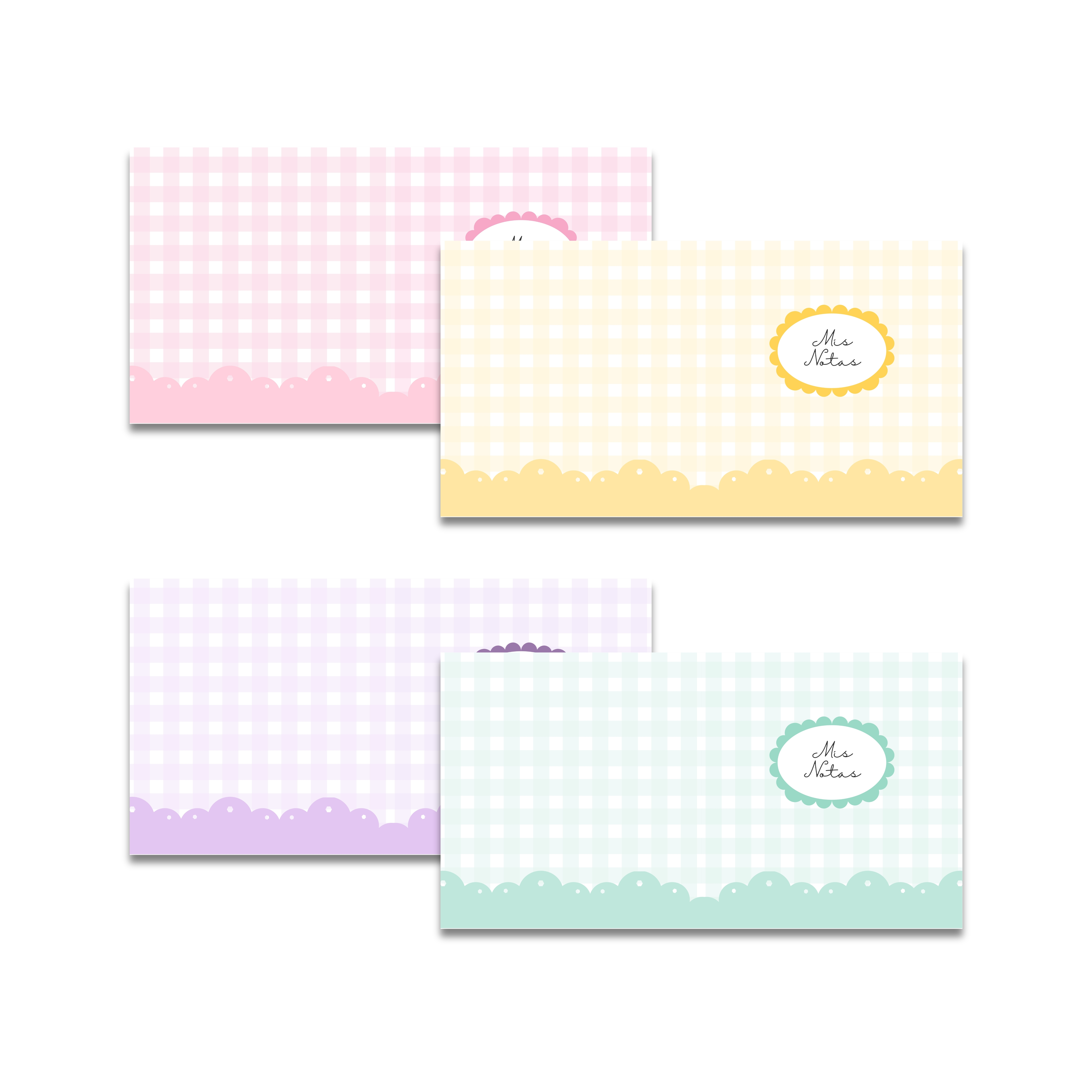 Archivo Digital Descargable – Porta Notas Adhesivas 10x10 cm – Colección Coquette  1