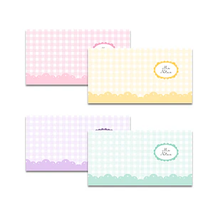 Archivo Digital PDF – Porta Notas Adhesivas 10x10 cm – Colección Coquette - Diseño 192