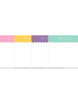 Archivo Digital PDF – Porta Notas Adhesivas 10x10 cm – Colección Coquette - Diseño 192