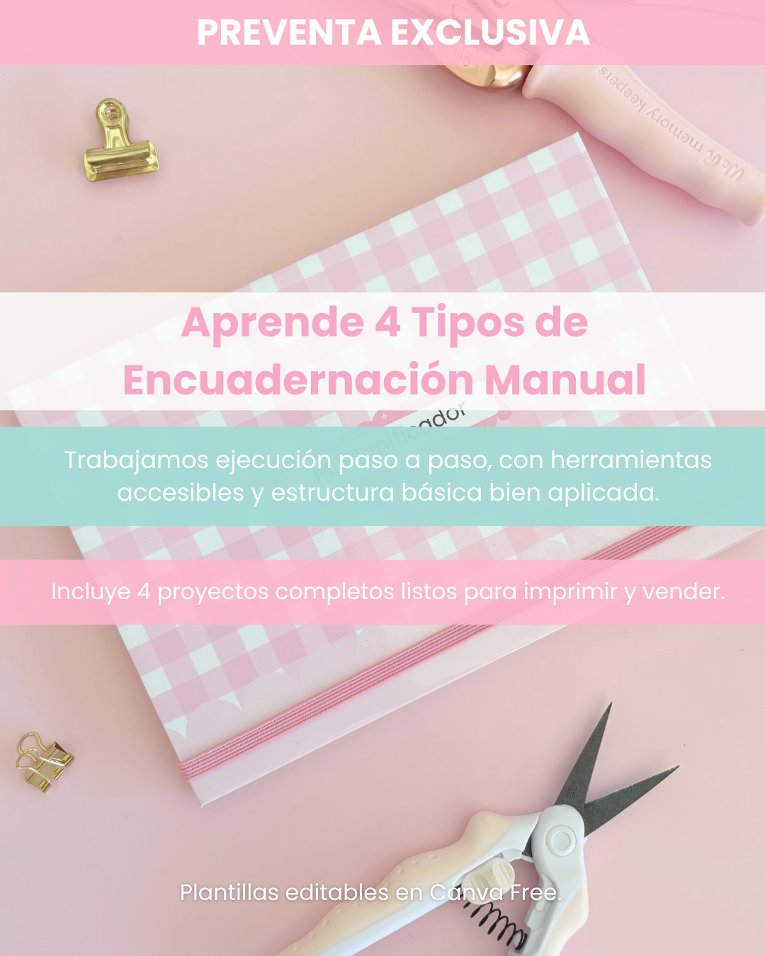 Aprende a hacer encuadernación manual 1