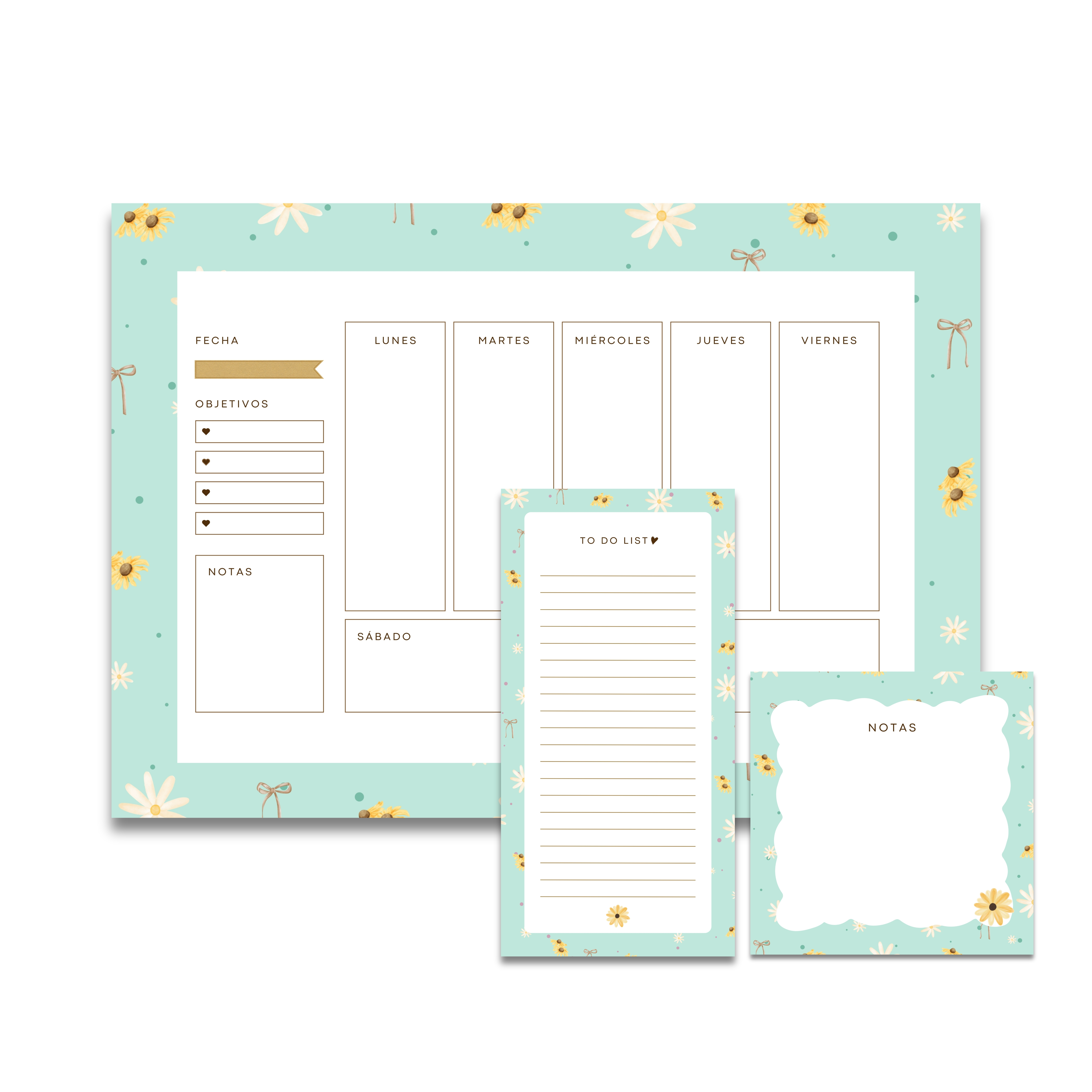 Archivo Digital PDF – Pack Floral Organiza tu Semana - Diseño 196 1