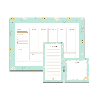 Archivo Digital PDF – Pack Floral Organiza tu Semana - Diseño 196