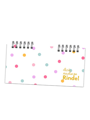 Archivo Digital PDF - Planificador 10x20 cm - Acá nadie se rinde - Diseño 164