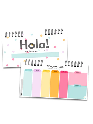 Archivo Digital PDF - Planificador 10x20 cm - Acá nadie se rinde - Diseño 164
