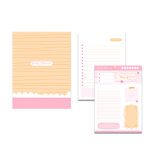 Archivo Digital Descargable – Planner Diario con Tapa y Clip - Diseño 198