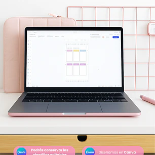 Diseño estratégico en Canva para agendas