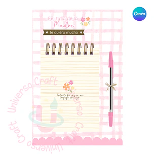 Plantilla editable en Canva - Detalle día de la madre - Diseño 201