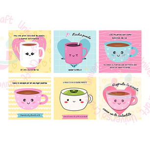 Archivo Digital PDF - Tarjetitas de Té - Diseño 26