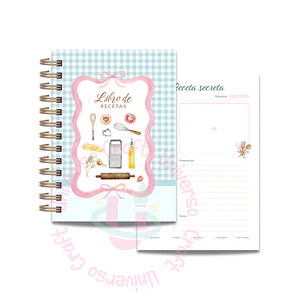 Archivo Digital PDF - Libro de recetas / recetario doble A5 - 202