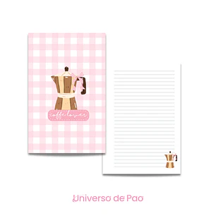 Archivo Digital PDF - Anotador Coffe Lover A5 - Diseño 204