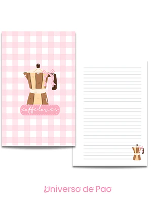 Archivo Digital PDF - Anotador Coffe Lover A5 - Diseño 204