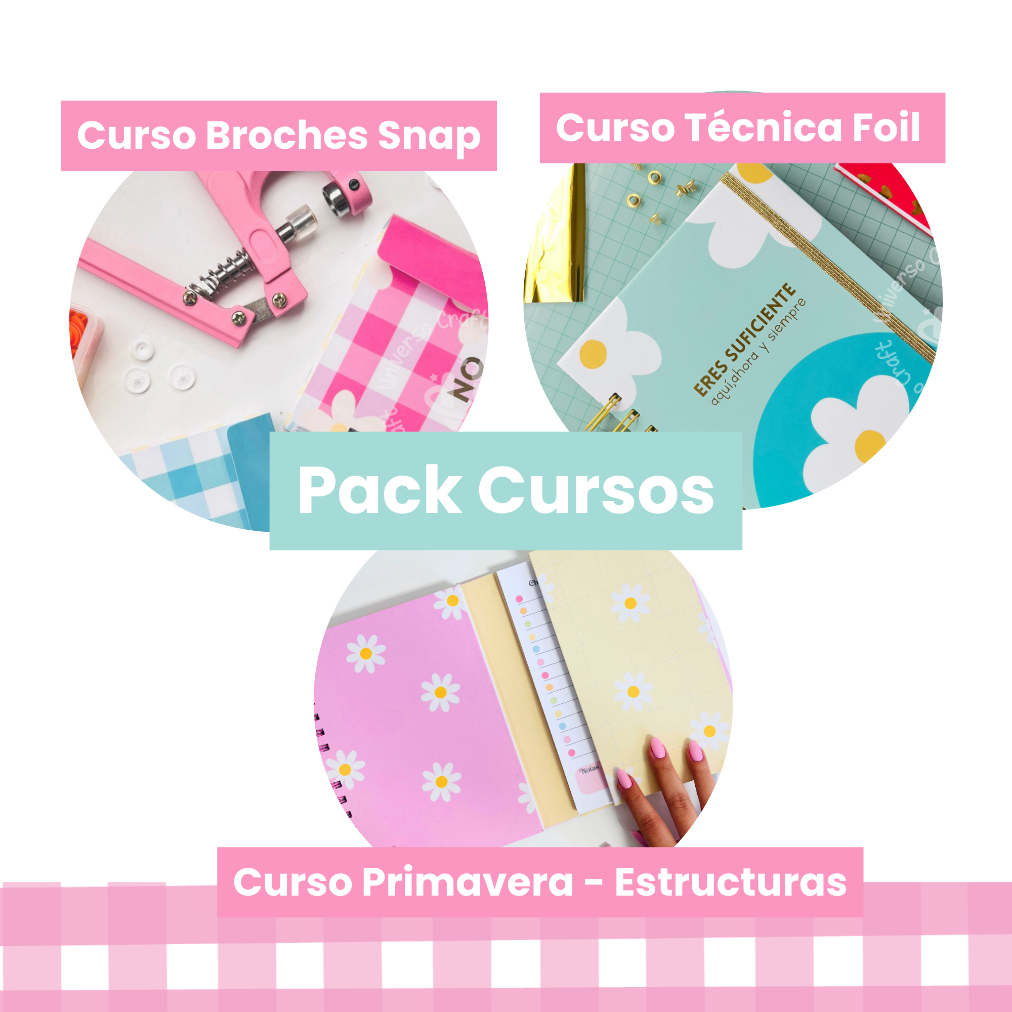 Pack Creativo - 3 formaciones · 3 técnicas · Nuevas posibilidades para crear 1