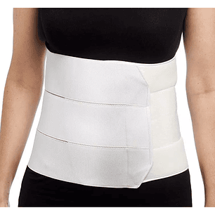 Faja 3 bandas Abdominal blanca