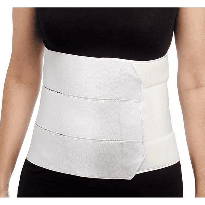 Faja 3 bandas Abdominal blanca 1