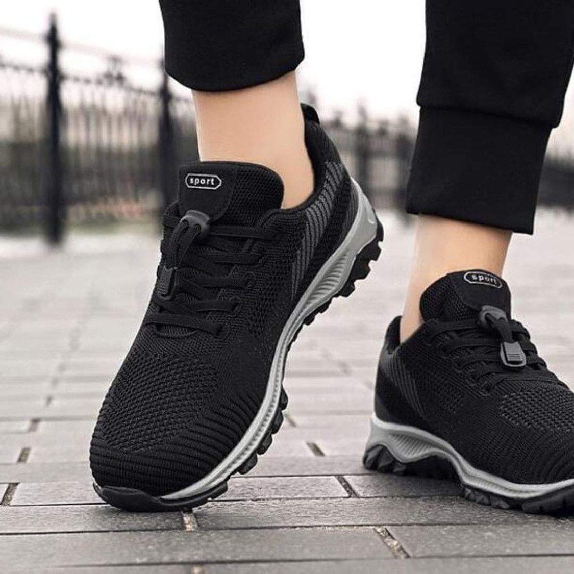 Zapatillas Para Hombres Diabéticos - Modelo Ébano 4