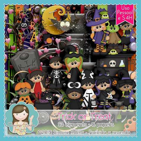 KIT DIGITAL HALLOWEEN 14