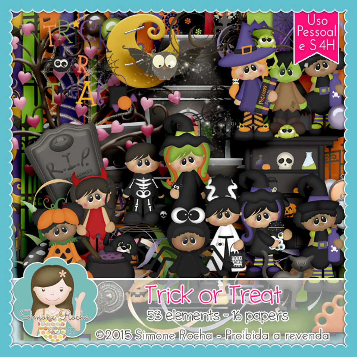 KIT DIGITAL HALLOWEEN 14 1