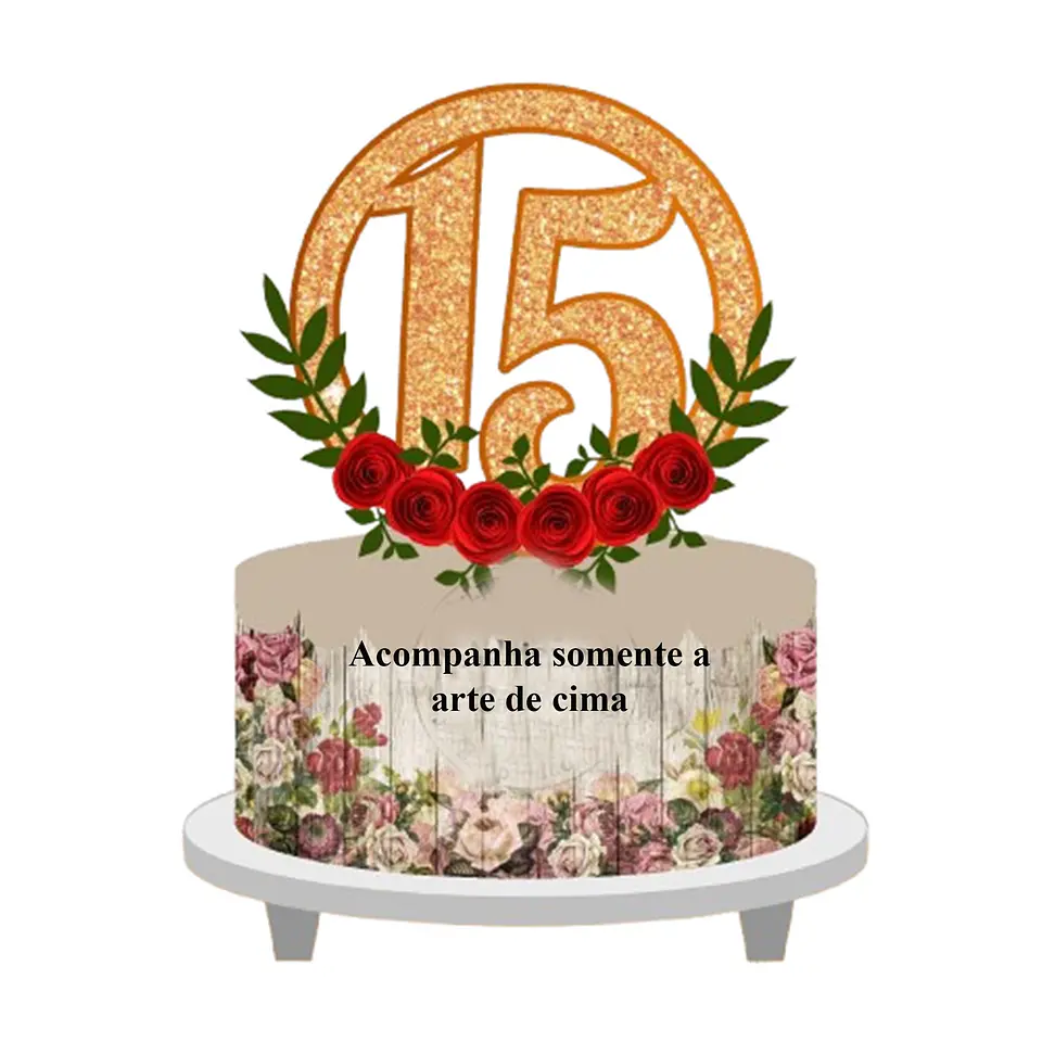 ARQUIVO DE CORTE TOPO DE BOLO 15 ANOS 02 1